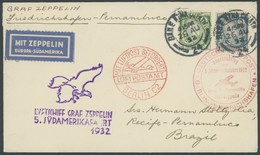 ZULEITUNGSPOST 171B BRIEF, Irland: 1932, 5. Südamerikafahrt, Anschlussflug Ab Berlin, Prachtbrief, Sieger Unbekannt! - Correo Aéreo & Zeppelin