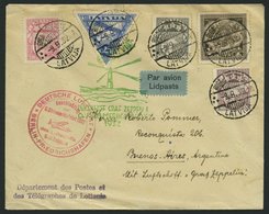 ZULEITUNGSPOST 177B BRIEF, Lettland: 1932, 6. Südamerikafahrt, Anschlußflug Ab Berlin, Brief Feinst - Correo Aéreo & Zeppelin