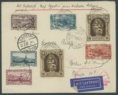 ZULEITUNGSPOST 119H BRIEF, Saargebiet: 1931, Polarfahrt, Auflieferung Berlin, Bis Malygin, Prachtbrief - Airmail & Zeppelin