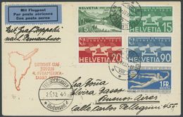 ZULEITUNGSPOST 157 BRIEF, Schweiz: 1932, 4. Südamerikafahrt, Privatbrief Ab Feuerthalen, Pracht - Correo Aéreo & Zeppelin
