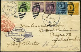 KATAPULTPOST 136a BRIEF, 20.8.1933, &quot,Bremen&quot, - Southampton, US-Landpostaufgabe, Brief Feinst - Correo Aéreo & Zeppelin