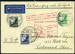 KATAPULTPOST 191b BRIEF, 5.6.1935, &quot,Europa&quot, - New York, Seepostaufgabe, Prachtbrief - Luft- Und Zeppelinpost