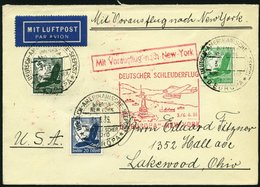 KATAPULTPOST 191b BRIEF, 5.6.1935, &quot,Europa&quot, - New York, Seepostaufgabe, Prachtbrief - Luchtpost & Zeppelin