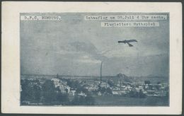 ALTE ANSICHTSKARTEN 1913, Rumburg Schauflug Reklamekarte, Pracht, R! - Other & Unclassified