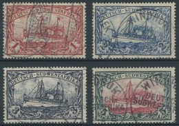 DSWA 20-23 O, 1901, 1 - 5 M. Kaiseryacht, 4 Prachtwerte, Mi. 343.- - Deutsch-Südwestafrika