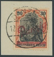 FREIE STADT DANZIG 37 BrfStk, 1920, 30 Pf. Kleiner Innendienst, Prachtbriefstück, Gepr. Kniep, Mi. (110.-) - Sonstige & Ohne Zuordnung