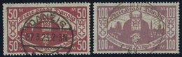 FREIE STADT DANZIG 131/2 O, 1923, Kleinrentnerhilfe, 2 Prachtwerte, Gepr. Infla, Mi. 110.- - Other & Unclassified