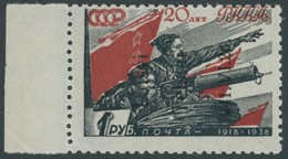 TELSCHEN 10II **, 1941, 80 K. Rote Armee, Type II, Postfrisch, Pracht, Gepr. Krischke Und Fotobefund Huylmans, Mi. 250.- - Besetzungen 1938-45