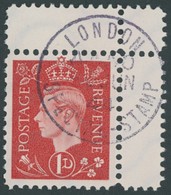 PROPAGANDAFÄLSCHUNGEN 4 O, Deutsche Propagandamarken Für Großbritannien: 1944, 1 P. König Georg I, Pracht, Mi. 60.- - Occupation 1938-45
