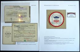ALLIIERTE BES. 1948, US-Nachkriegshilfe Für Europa: 2 Verschiedene CARE-PAKET Benachrichtigungs-Postkarten Und Achtseiti - Other & Unclassified