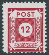 OST-SACHSEN 46bDII **, 1945, 12 Pf. Dunkelrosarot Coswig, Gezähnt L 11, Postfrisch, Pracht, Gepr. Ströh, Mi. 400.- - Sonstige & Ohne Zuordnung