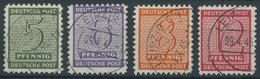 WEST-SACHSEN 120-23X **, 1945, Versuchszähnung, Postfrischer Prachtsatz, Gepr. Ströh, Mi. 190.- - Other & Unclassified