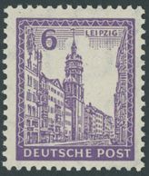 WEST-SACHSEN 153Xb **, 1946, 6 Pf. Dunkelrotviolet, Wz. 1X, Postfrisch, Pracht, Gepr. Ströh, Mi. 800.- - Sonstige & Ohne Zuordnung