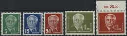 DDR 322-26 **, 1952/3, Pieck, Wz. 2, Pracht, Mi. 120.- - Altri & Non Classificati