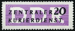 DIENSTMARKEN B D 7XII **, 1956, 20 Pf. Wz. 2XII, Pracht, Gepr. Weigelt, Mi. 180.- - Other & Unclassified