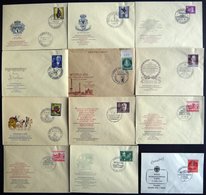 LOTS 1952-56, Partie Von 22 Verschiedenen FDC, Fast Nur Prachterhaltung, Mi. 690.- - Used Stamps