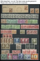 LOTS **,o , 1949-84, Gestempelte Dublettenpartie Sauber Im Einsteckbuch, Prachterhaltung - Used Stamps