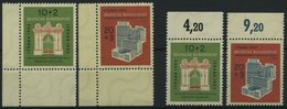 BUNDESREPUBLIK 171/2 **, 1953, IFRABA Aus Den Linken Unteren Bogenecken Und Vom Oberrand, 2 Prachtsätze, Gepr. D. Schleg - Other & Unclassified