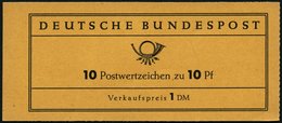 ZUSAMMENDRUCKE MH 6a **, 1960, Markenheftchen Heuss Lumogen, Erstauflage, Schwach Fluoreszierend, Pracht, Gepr. D. Schle - Altri & Non Classificati