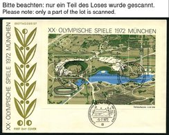 SAMMLUNGEN Sammlung Von über 2000 Bedarfsbelegen Bundesrepublik Von 1974-79 In 6 Dicken Ringbindern, Meist Einfache Bele - Usados