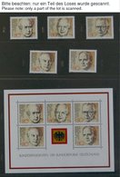 SAMMLUNGEN **,o , 1980-89, In Den Hauptnummern Komplette Postfrische Sammlung Bundesrepublik Auf SAFE Dual Plus Seiten,  - Used Stamps