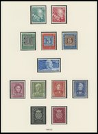 SAMMLUNGEN *,**,(*) , Sammlung Bundesrepublik Von 1949-55 Auf SAFE Falzlosseiten Mit Besseren Werten In Unterschiedliche - Used Stamps