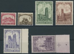 BELGIEN 244-49 **, 1928, Kathedralen, Postfrischer Prachtsatz, Mi. 100.- - Otros & Sin Clasificación