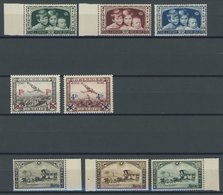 BELGIEN 396-404 **, 1935, 3 Postfrische Prachtsätze, Mi. 75.- - Sonstige & Ohne Zuordnung