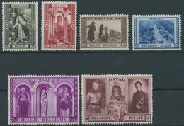 BELGIEN 514-19 **, 1939, Wiederaufbau Der Abtei Orval, Postfrischer Prachtsatz, Mi. 70.- - Otros & Sin Clasificación