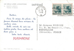 SOUTH AFRICA - CROISIERE UN SIECLE APRES LIVINGSTONE - SOUTH AFRICA - PLASMARINE - IONYL - PRETORIA - PLIURE D'ANGLE. - Covers & Documents