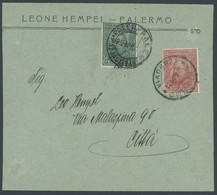 ITALIEN 95/6 BRIEF, 1914, 5 Und 15 Cmi. Garibaldi Auf Ortsbrief, Feinst - Gebraucht