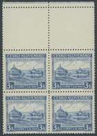 KARPATEN-UKRAINE 1Lf VB **, 1939, 3 K. Holzkirche Im Oberrandpaar Mit 2 Leerfeldern, Postfrisch, Pracht, Mi. 190.- - Ukraine U. Subkarpaten