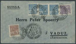 KATAPULTPOST 19.11.1935, Flugbrief Von Brasilien Nach Vaduz, Feinst - Posta Aerea