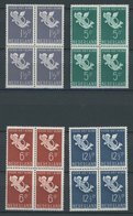 NIEDERLANDE 297-300 VB **, 1936, Vor Het Kind In Viererblocks, Postfrischer Prachtsatz, Mi. 240.- - ...-1852 Prephilately