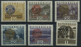 ÖSTERREICH 518-23 *, 1931, Rotary, Falzrest, Prachtsatz - Sonstige & Ohne Zuordnung