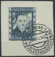 ÖSTERREICH 1918-1938 588 BrfStk, 1936, 10 S. Dollfuß, Ersttags-Sonderstempel, Auf Prachtbriefstück - Altri & Non Classificati