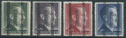 ÖSTERREICH 1945-1949 693-96II *, 1945, 1 - 5 RM Grazer Aufdruck, Type II, Falzrest, Prachtsatz - Other & Unclassified