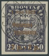 RUSSLAND 213ax O, 1923, 2 R. + 2 R. Auf 250 R. Tag Der Arbeit, Normales Papier, Pracht, Mi. 90.- - Otros & Sin Clasificación