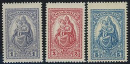 UNGARN 427-29 *, 1926, Patrona Hungariae, Falzrest, Prachtsatz - Sonstige & Ohne Zuordnung