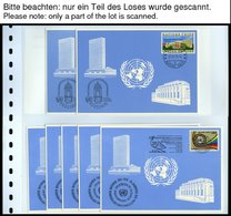 UNO - GENF **,Brief , 1969-78, Postfrisch Komplett, Dazu FDC`s Bis 1981 Sowie Blaue Karten Mit Dubletten, Prachterhaltun - Andere & Zonder Classificatie