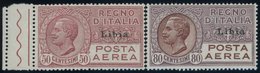 ITALIENISCH-LYBIEN 66/7 **, 1928, Flugpost Libia, 2 Postfrische Prachtwerte - Libyen