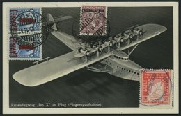 KOLUMBIEN 29.6.1932, Erstflugkarte Cali-Bogota, Rückseitige Frankatur Auf Fotokarte (DOX), Pracht - Kolumbien