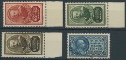 MAROKKO 123-26 **, 1935, Marschall Lyautey, Postfrischer Prachtsatz - Storia Postale