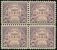 USA 282 VB **, Scott 570, 1931, 50 C. Grabmal Des Unbekannten Soldaten Im Postfrischen Viererblock, Pracht - Usati