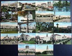 ALTE POSTKARTEN - USA San Diego, 1915, Panama California Exposition, 18 Verschiedene Offizielle Ansichtskarten - Altri & Non Classificati