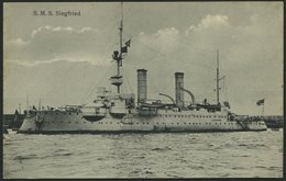 ALTE POSTKARTEN - SCHIFFE KAISERL. MARINE S.M.S. Siegfried, Ungebrauchte Karte - Warships
