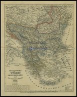 Generalkarte, Europäische Türkey, Griechenland Und Die Ionischen Inseln, Grenzkolorierter Stahlstich Von Renner, 1852 - Other & Unclassified