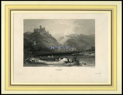 COCHEM, Gesamtansicht, Stahlstich Von Winkles Um 1840 - Lithographien