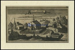 PFÖRRING: Kloster Pöring, Kupferstich Von Ertl, 1687 - Lithographien