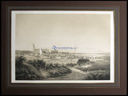 KOLDING (Kolding), Gesamtansicht, Lithographie Mit Tonplatte Von Alexander Nay Bei Emil Baerentzen, 1856 - Lithographien